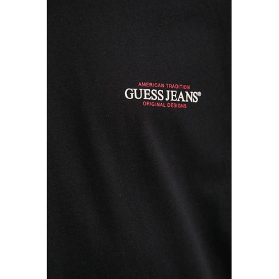 Guess Jeans Памучна тениска Guess Jeans в черно с принт M4BI75 K8FQ4 (M4BI75.K8FQ4)