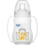 Wee Baby Неразливаща чаша с дръжки Wee Baby - Бяла, 250 ml (754) - ozone