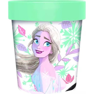 QX Замръзналото кралство: Пластмасова чаша против хлъзгане - 260 мл (674743)