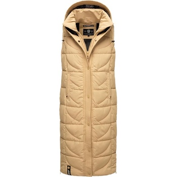 Navahoo BREZELCHEN Дълга дамска жилетка, пясъчна (N-105-571.BREZELCHEN.815.sand)