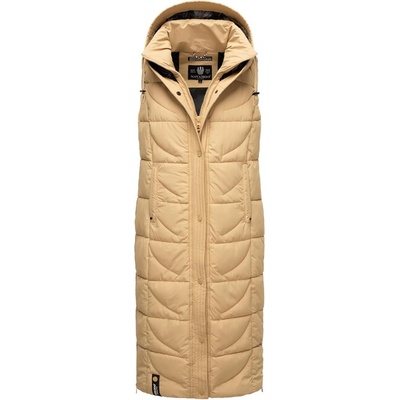 Navahoo BREZELCHEN Дълга дамска жилетка, пясъчна (N-105-571.BREZELCHEN.815.sand)