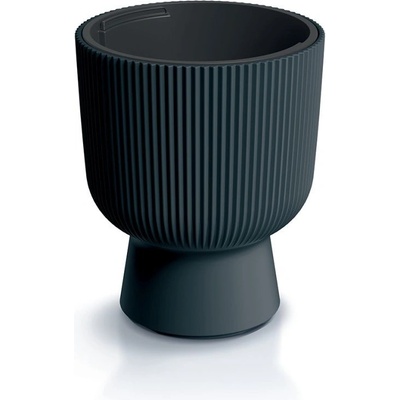 Prosperplast Květináč s vkladem MILLY antracit 29,8cm