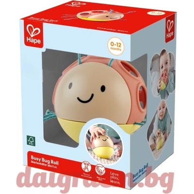 Hape Бебешка дрънкалка Калинка hape Е8522 (h8522)