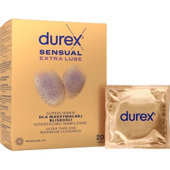 Durex Sensual Extra Lube 20 pack