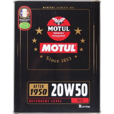 Motul Classic Motor Oil 20W-50 2 l