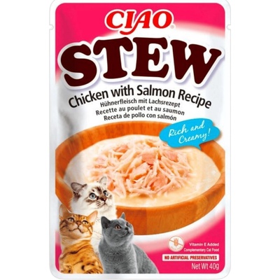 Ciao Stew Chicken with Salmon 40 g