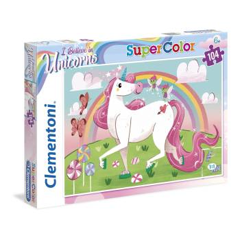 Clementoni I Believe in Unicorns Пъзел 104 броя Анимации (8005125271092) (8005125271092)