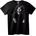 NOONEBRAND Тениска Портрет на Татуиран Мъж - 7XL, Black