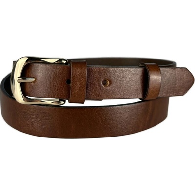 Penny Belts Dámský kožený opasek 2509Z-48 hnědý