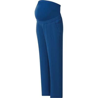 esmara dámské těhotenské mušelínové kalhoty s BIO bavlnou navy modrá – Zboží Dáma