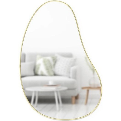 Umbra hk ltd (Канада) Огледало за стена umbra hubba pebble - цвят месинг (umbra 1018529-104)