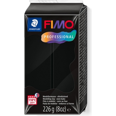 Полимерна глина Staedtler Fimo Prof, 226g, ЧЕРЕН (33842-А-ЧЕРЕН)