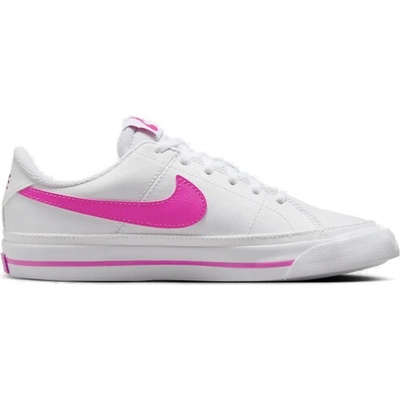 Nike Court Legacy Jr white/laser fuchsia