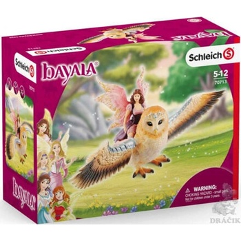 Schleich 70713 Elfí víla na třpytivé sově