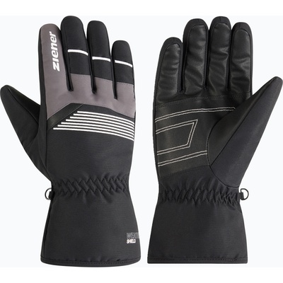 ZIENER Мъжки скиорски ръкавици ZIENER Gevin Z black/white