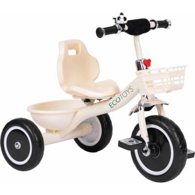 EcoToys s otočným sedadlom Trike 2v1 béžová