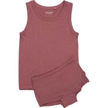 Minymo Детско ежедневно термо бельо Minymo Kid's Underwear Set No. 4877 Everyday base layer - Rose Brown - размер 92 (EU) (714-1777-0113)