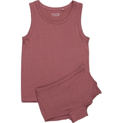 Minymo Детско ежедневно термо бельо Minymo Kid's Underwear Set No. 4877 Everyday base layer - Rose Brown - размер 92 (EU) (714-1777-0113)