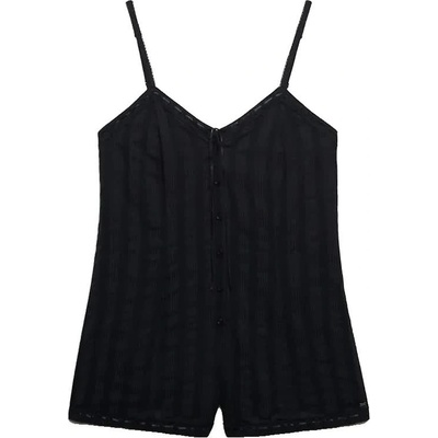 SUPERDRY Гащеризон Superdry Lace Cami Playsuit sleeveless romper - Black (Eclipse Navy)