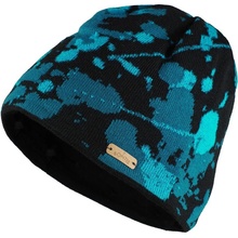 Bontis trojfarebná pánska zimná čiapka tyrkysová