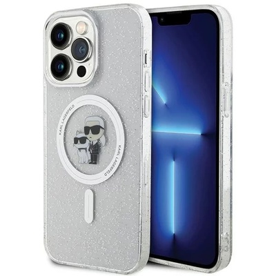 KARL LAGERFELD KLHMP15XHGKCNOT iPhone 15 Pro Max 6, 7" прозрачен твърд калъф Karl Choupette Glitter MagSafe (KLHMP15XHGKCNOT)