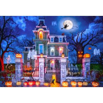 Image 1 of Bluebird Puzzle - Puzzle The Halloween House - 1 000 piese