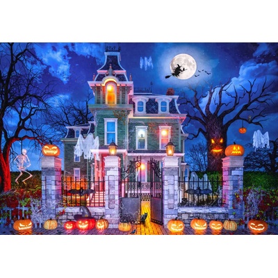 Bluebird Puzzle - Puzzle The Halloween House - 1 000 piese
