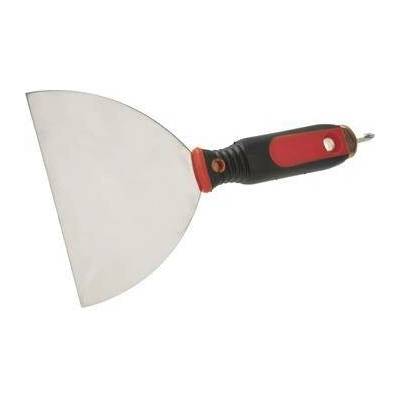 Spárovací špachtle s nástavcem z nerez oceli a 2K rukojetí šířky 150 mm