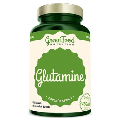 GreenFood Nutrition Glutamin 120 kapsúl