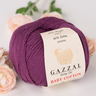 Příze Gazzal Baby Cotton 3441