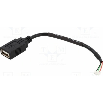 Delock 84834 USB 2.0 USB A zásuvka kolíkový konektor 4pin zlacený