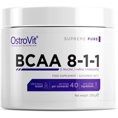 OstroVit BCAA 8: 1: 1 Powder [200 грама] Неовкусен