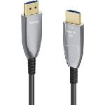 Hama Оптичен hdmi кабел, ултра високоскоростен, aoc, сертифициран, 8k, алуминий, 10 м (hama-202035) - cybertrade