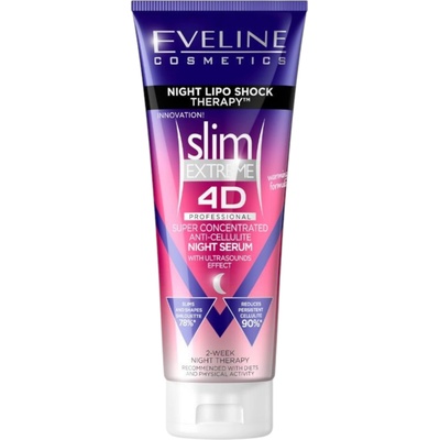 Eveline Cosmetics Slim Extreme 4D Антицелулитен нощен серум, 250 ml