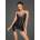 Noir Handmade F195 Powerwetlook and Lacquered Eco Leather Corset Minidress XL