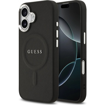 GUESS Гръб Guess PU Saffiano MagSafe Case за iPhone 17 - Черен