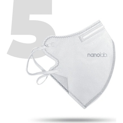 Nanolab nanorespirátor FFP2 bílý 5 ks