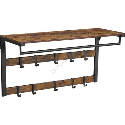 Euziel Stенна закачалка с рафт NATE кафяво/черно (EZ0330)