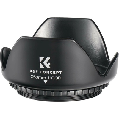 K&F Concept Screw-in Lens Hood 58 mm