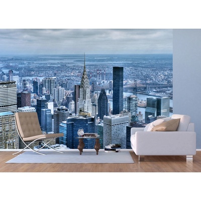 Ag Design FTNXXL-1112 Vliesová fototapeta na zed' Pohled na Město, rozměry 360 x 270 cm