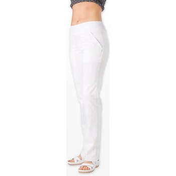 PRIMASTYL ZOJA PLUS dámské zdravotnické pracovní kalhoty s úpletem v pase bílá