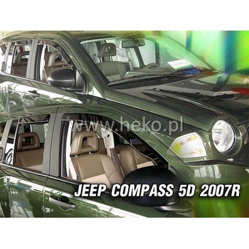 HEKO Ветробрани за jeep compass (2007-2017) 5 врати - 4бр. предни и задни (19117)