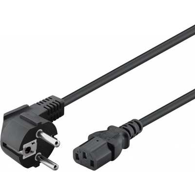 PremiumCord Kabel síťový 230V k počítači 1m KPSP1