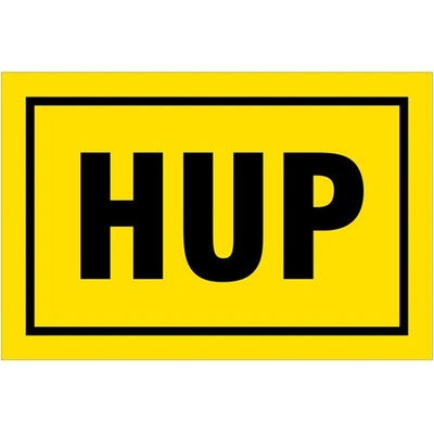 Značka HUP, samolepicí fólie, 100 × 150 mm BZ FXT24