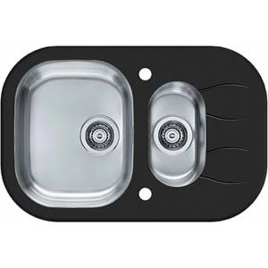 Alveus Мивка от неръждаема стомана Alveus Wave 30 - черна 76x50 см (1102730) Мивка за вграждане