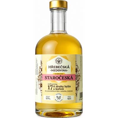 Hřebečská medovina STAROČESKÁ 12% 0,5 l