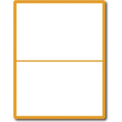 Print Etiketa A5 210 mm x 148,5 mm Červená reflexná 1 etiketa na hárku Balenie 100 ks