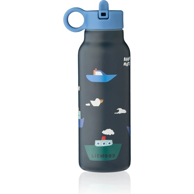 LIEWOOD Детска термо бутилка Liewood Kid's Falk Water Bottle Insulated bottle - Sailing / Classic Navy - размер 350 ml (533-2346-0611)