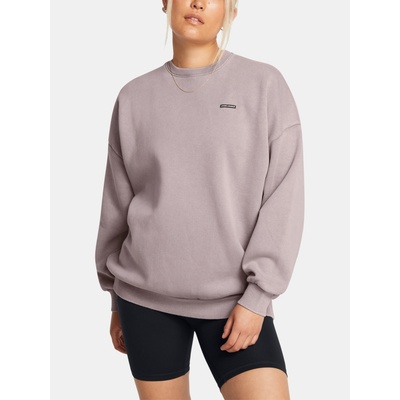 Under Armour UA Icon HWT Flc OS Crew-GRY Суитшърт за жени Under Armour | Siv | ЖЕНИ | XS