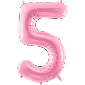 Party Deco Фолиев Балон Цифра, Розово, 86cm - 5 (FB1P-5-081)